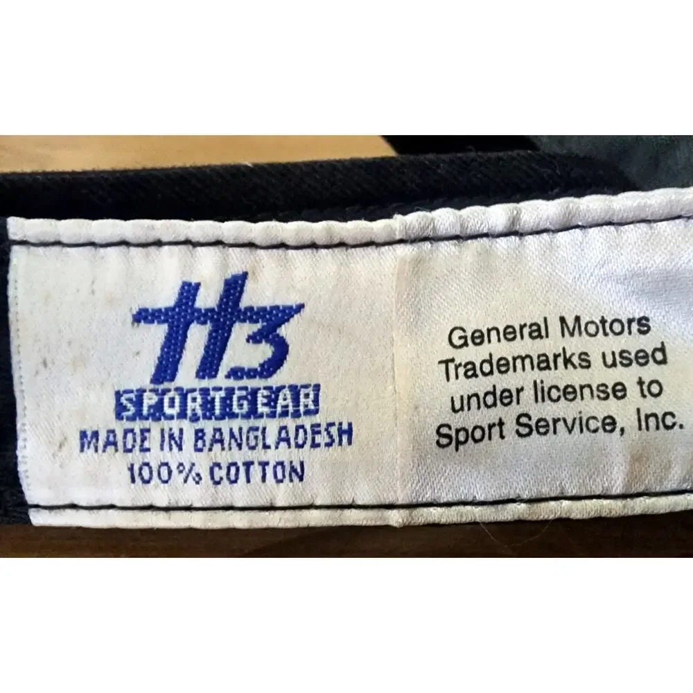 Chevy Racing Vintage Visor Nascar General Motors DP Racing Flames
